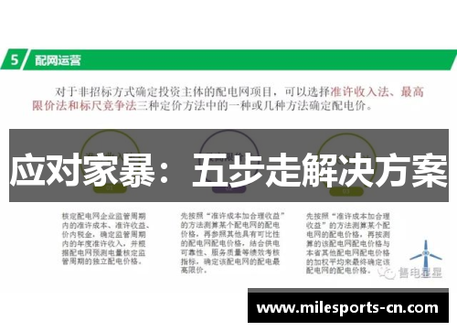 应对家暴：五步走解决方案
